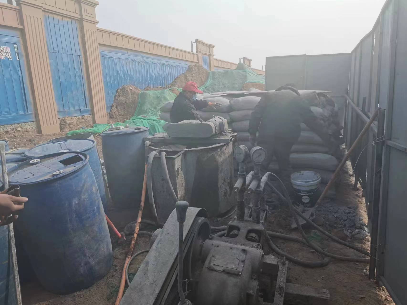 建平地基沉降注浆加固